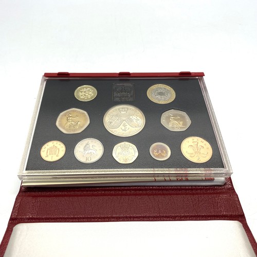 943 - 1998 UK Royal Mint Proof Coin Collection 9 Coin Year Set In Case with COA