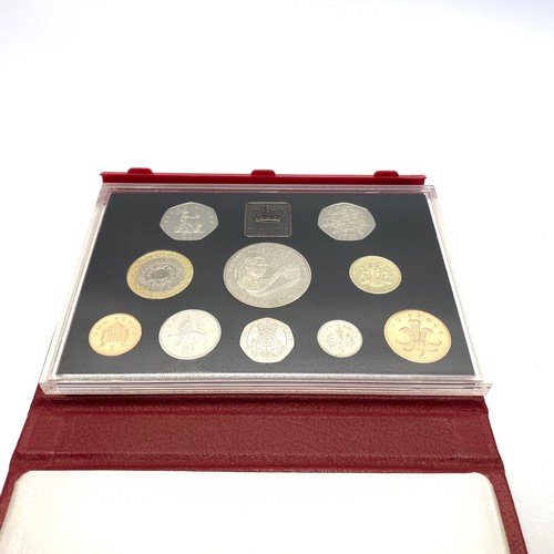 944 - 1998 UK Royal Mint Proof Coin Collection 9 Coin Year Set In Case with COA.