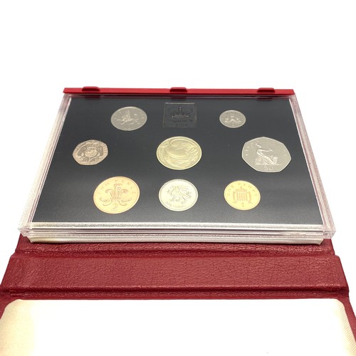 946 - 1995 UK Royal Mint Proof Coin Collection 9 Coin Year Set In Case with COA