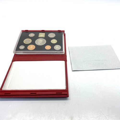 947 - 1999 UK Royal Mint Proof Coin Collection 9 Coin Year Set In Case with COA