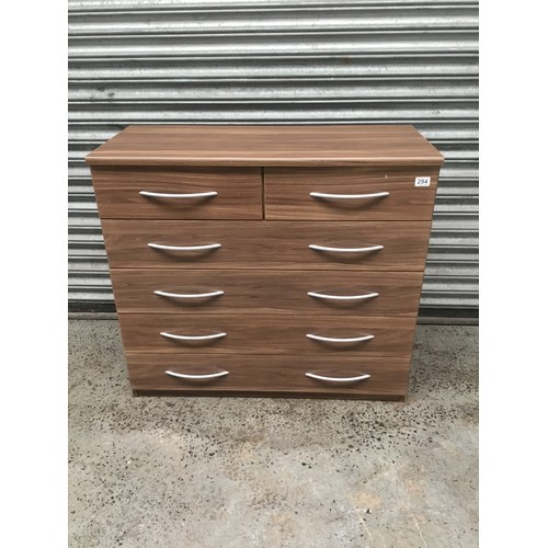 294 - Six drawer chest of drawers