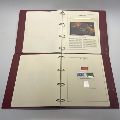 785 - Westminster Great Britain stamp collection folder and stamps from pre-1840 to 1969 and book of stamp... 