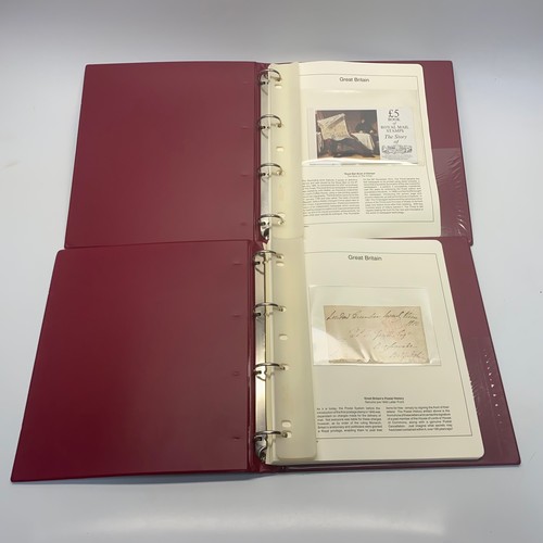 785 - Westminster Great Britain stamp collection folder and stamps from pre-1840 to 1969 and book of stamp... 