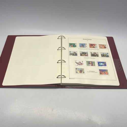 785B - Westminster Great Britain stamp collection folder and stamps 1980-1989.