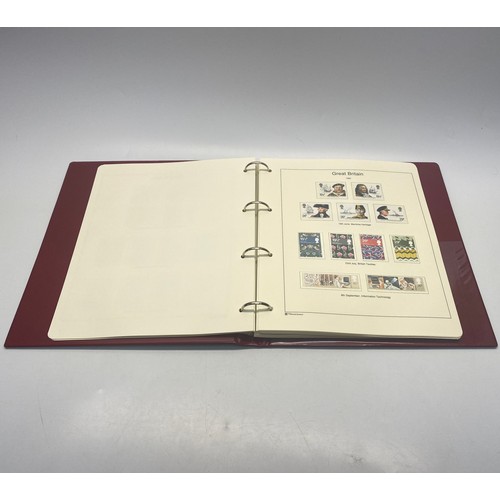 785B - Westminster Great Britain stamp collection folder and stamps 1980-1989.