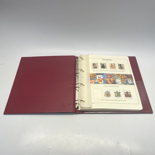 785C - Westminster Great Britain stamp collection folder and stamps 1990-1997.