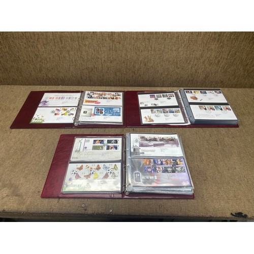 788 - Three folders of Royal Mail first day covers.