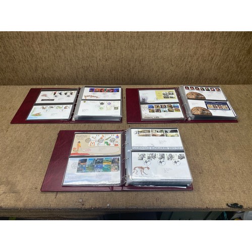 790 - Three folders of Royal Mail first day covers.