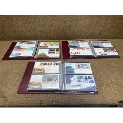 790 - Three folders of Royal Mail first day covers.