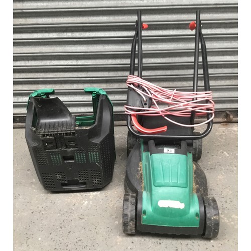 93 - Qualcast electric rotary mower