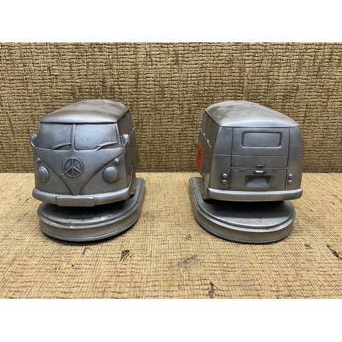 691 - Volkswagen camper bookends.