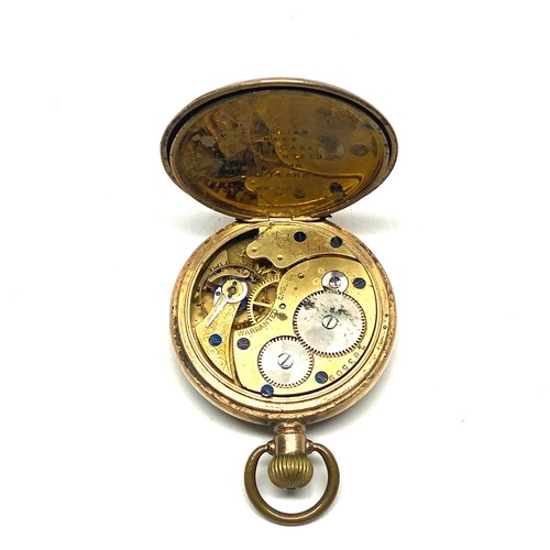 859 - Gold plated Star pocket watch (not running)