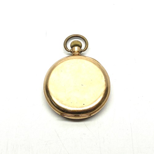 859 - Gold plated Star pocket watch (not running)