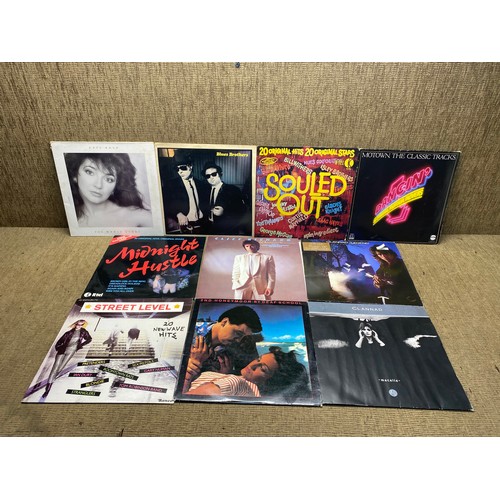 1104 - 10 lps / albums/ records including Kate bush and cliff Richard.