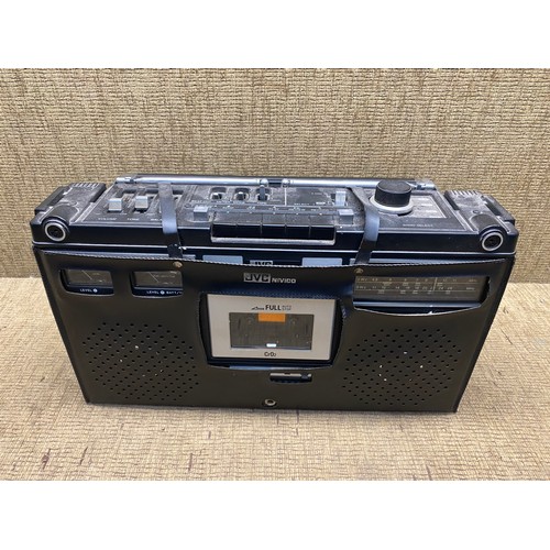 1136 - JVC nivico ALC/Variable monitor stereo radio cassette recorder.