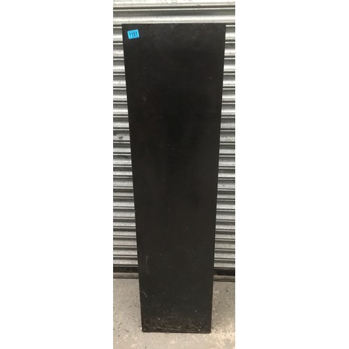 1151 - Metal storage or gun cabinet 150x31cm (with keys).