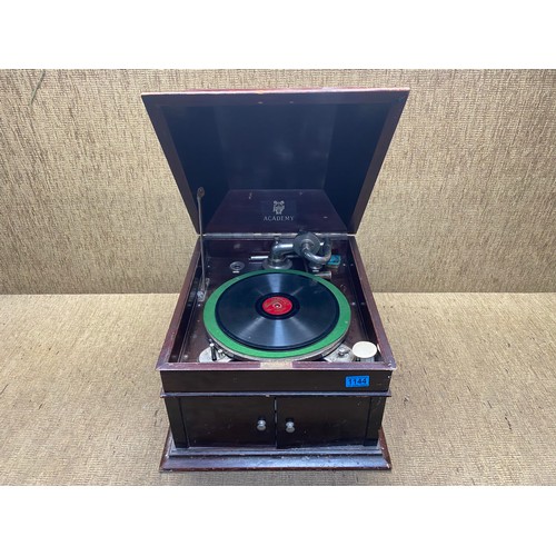 1144 - Wallace Harris Academy vintage turn table.