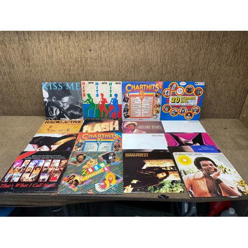 471 - collection of vinyl LP records including compilation albums.