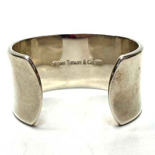 894 - Silver Tiffany 1827 cuff stamped 925.