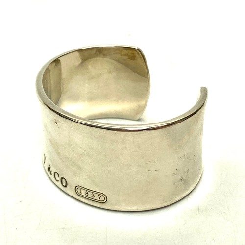 894 - Silver Tiffany 1827 cuff stamped 925.