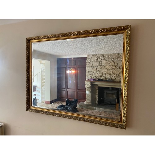 1177 - Bevelled edge mirror 128x102cm