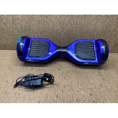 1009 - Blue hoverboard; Model number: M1/M1X/H8/X10 (With chargers)