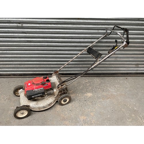 33 - Honda HR194 easy start petrol and electric start, lawn mower. Starts and runs.