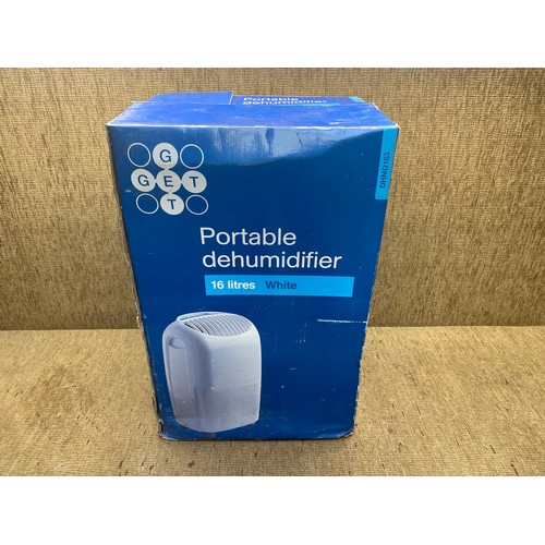 54 - portable dehumidifier 16 liters white.