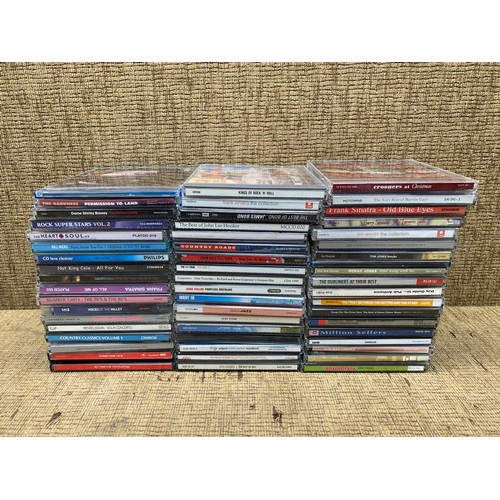 93 - Mixed selection of CDs including; frank sinatra, nat king cole and the dubliners.