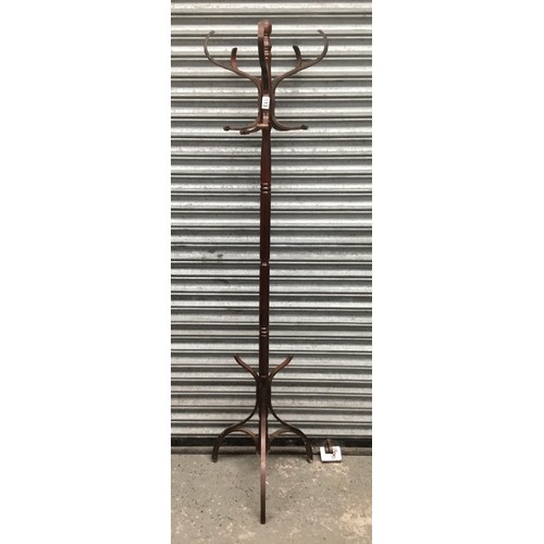 113 - Wooden coat rack 183cm