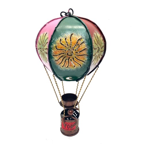 705 - steam punk ornamental tin hot air balloon.