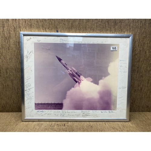 1049 - Stunning signed print of the Bloodhound Mk2 missile evaluation trials (MET) firing from Woomera in l... 