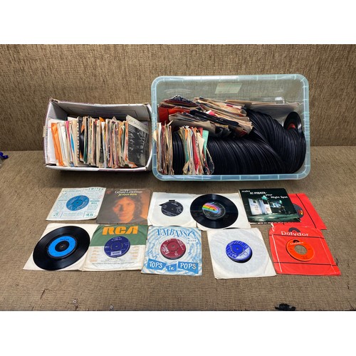 180 - large selection of 45s records.