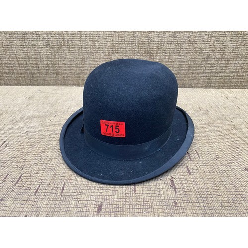 715 - Atlas brand bowlers hat.