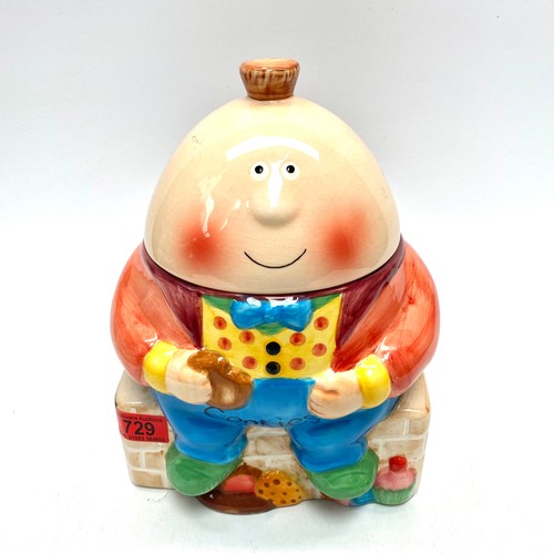 729 - rayware humpty dumpty cookie jar.