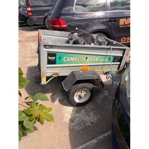 243 - Camel Trailer SWTT170. (buyer takes contents).