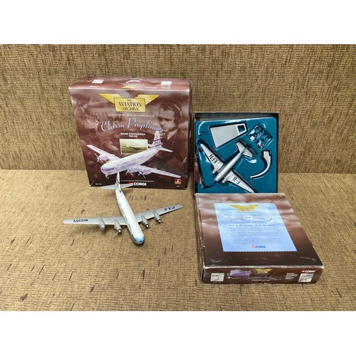 1089 - corgi aviation archive model kits frontier airliners and classic propliners.