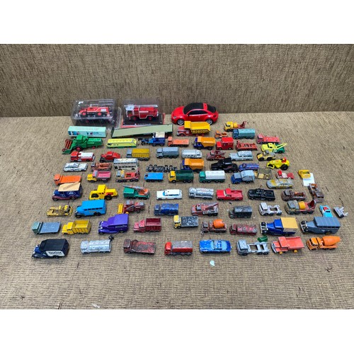 1101 - Collection of play worn model cars.