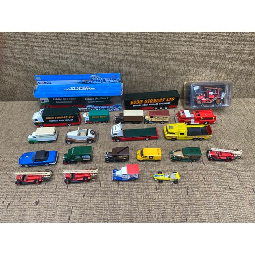 1102 - Collection of model toy cars including: Corgi and Lledo.