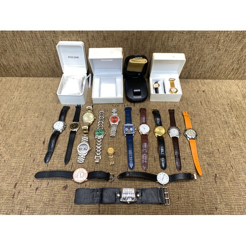 494 - Collection of watches including:, Seiko and Rotary.