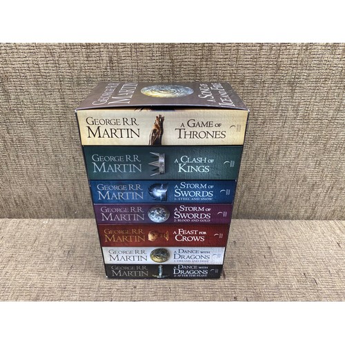 898 - George R.R. Martins' Game Of Thrones saga collection.