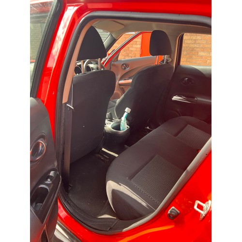 800 - Nissan Juke (ND67YDG) diesel, Red, Registered February 2018, two owners from new, V5 present. MOT un... 