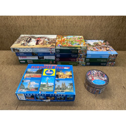 22 - Large collection of puzzles (open unchecked).