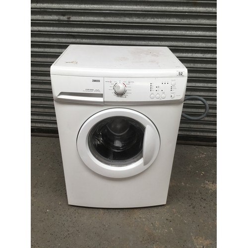 52 - Zanussi 7kg washing machine.