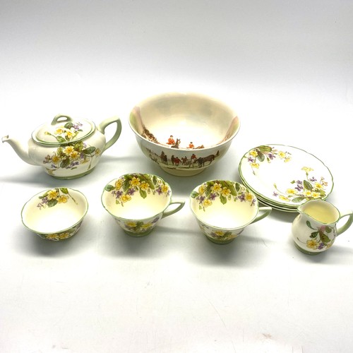 617 - Royal Doulton tea set; april V2000 and a royal doulton bowl 