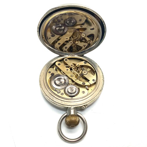 853 - Doxa Goliath - Argentan 249101 pocket watch.