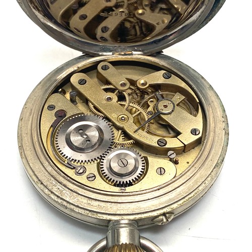 853 - Doxa Goliath - Argentan 249101 pocket watch.