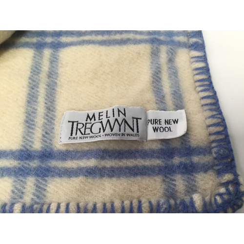 1088 - Welsh blanket by Melin Tregwynt baby blanket 100cm x 79cm