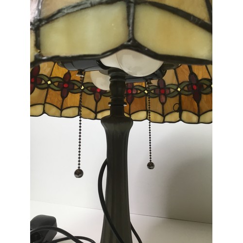 1131 - Twin bulb Tiffany lamp 50cm