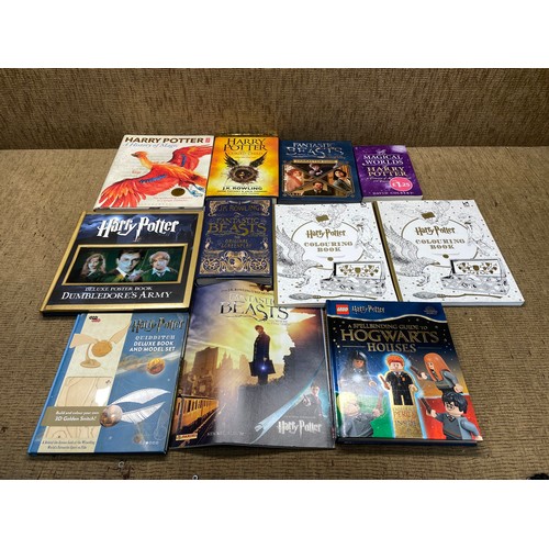 1126 - Collection of harry potter books including: Harry Potter and The Cursed Child and Fantastic Beasts a... 